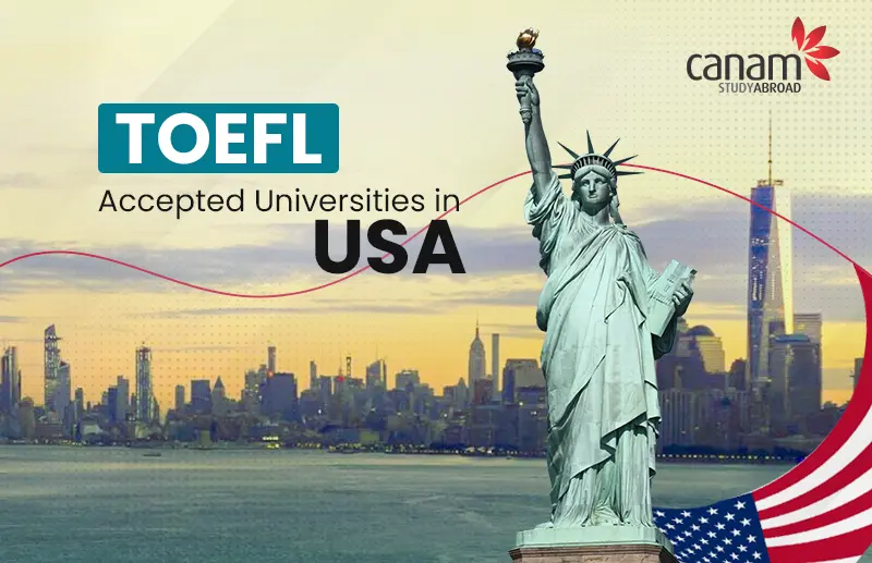 TOEFL Accepted Universities in USA